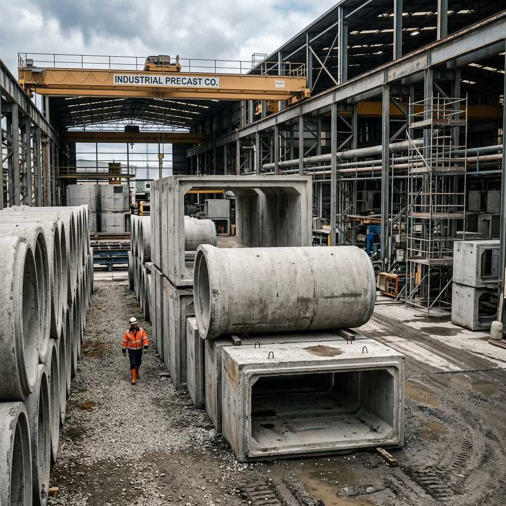 Industrial plant drainage