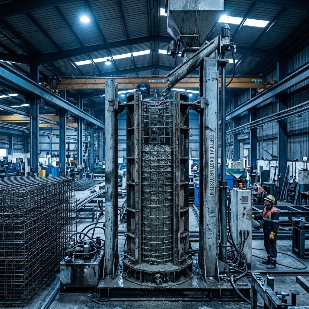 Automated precast plant